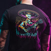 Never Fade Away T-Shirt - Black, Day of the Dead Skull Tee| Grunt Style 