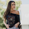 Beautiful Badass Slouchy Floral Top for Women 