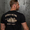 Heavy Metal T-Shirt - Black, patriotic apparel for men| Grunt Style