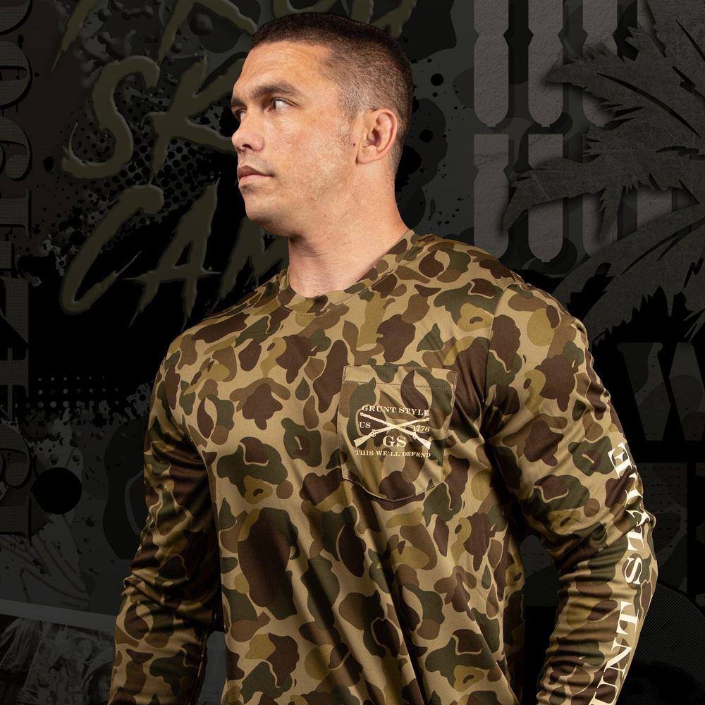 Camo Fishing Shirt for Men 