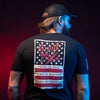 Grunt Style Stars & Bars T-Shirt - Black