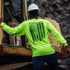 Red Blood, Blue Collar - High Visibility Work Shirt 