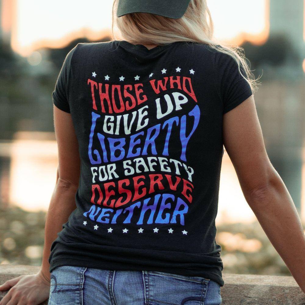 Patriotic Tops for Women - Liberty V-Neck 