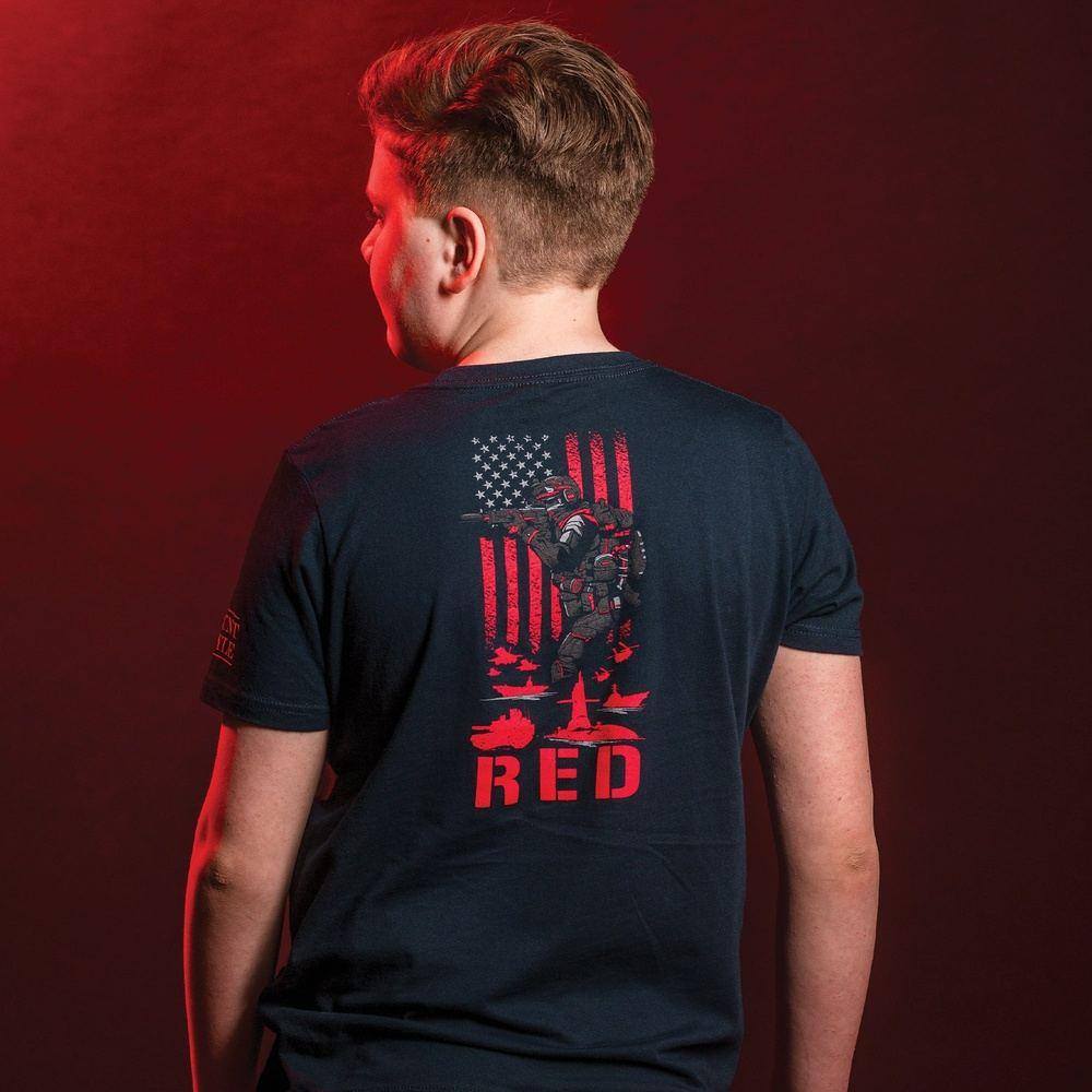 Youth RED Friday T-Shirt - Midnight Navy