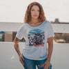 Patriotic Tops for Women - Shirts with Bald Eagle 