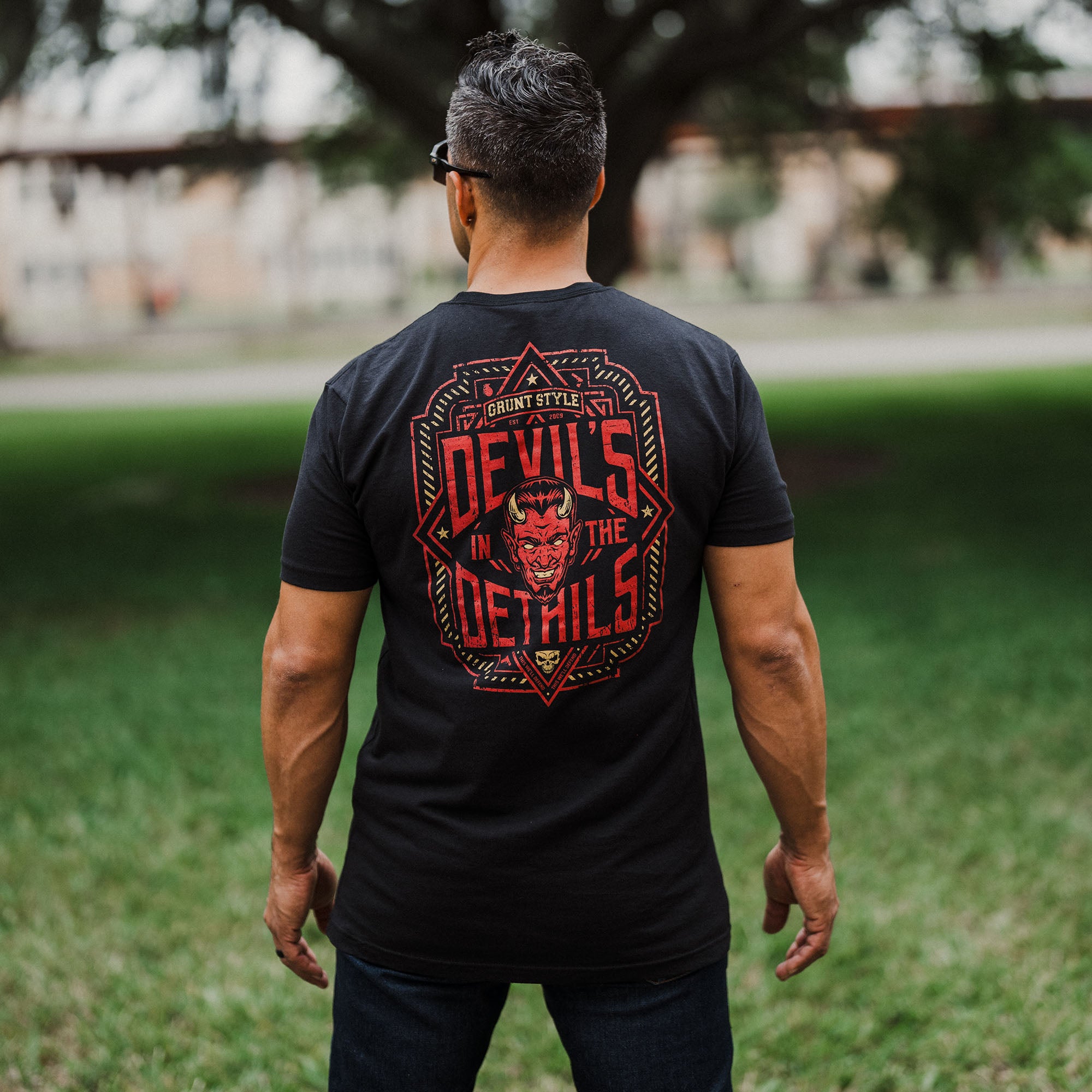 Devils In The Details T-Shirt - Black, devil tee shirts for men | Grunt Style