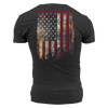 Patriotic Shirt - American Flag T Shirt - Red Blood Blue Collar