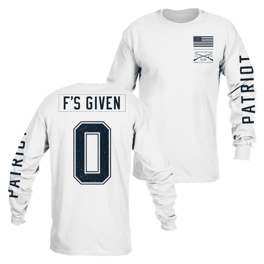 Patriotic Apparel - Zero Fucks Given 