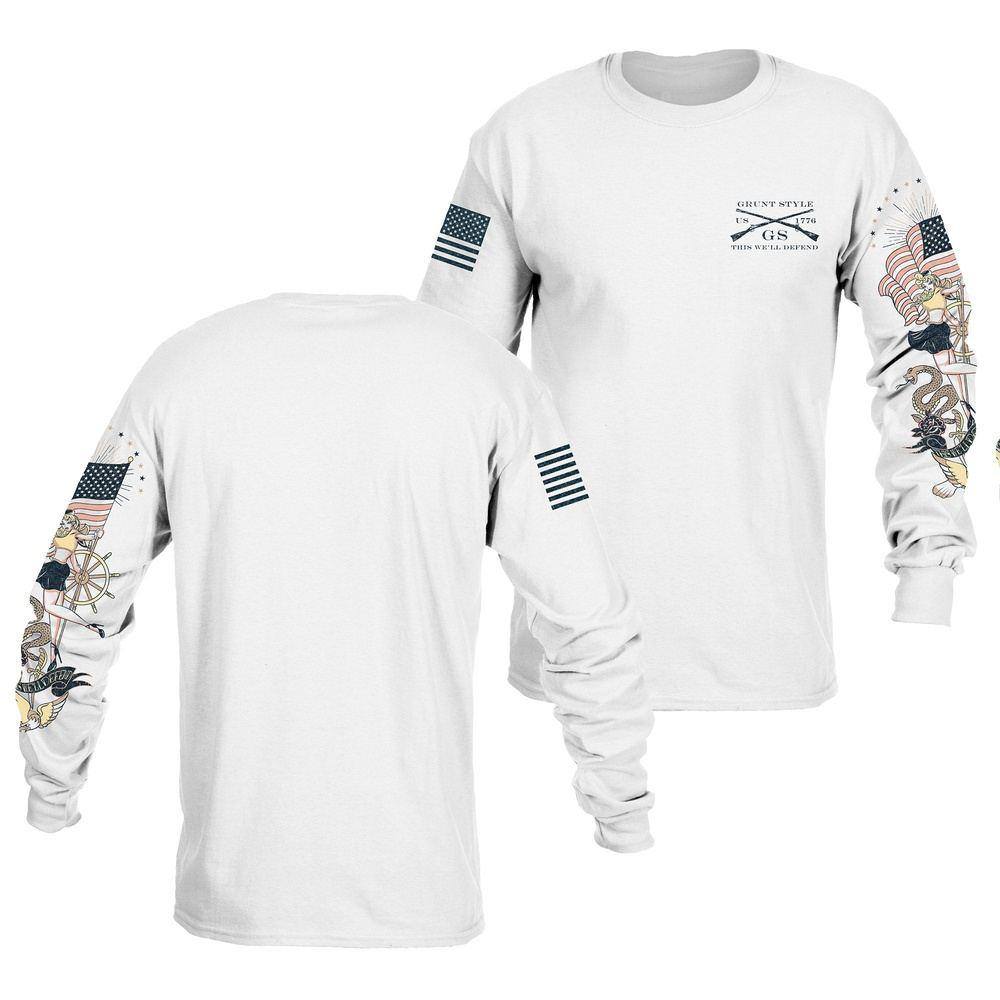 Patriotic Long Sleeved Shirts for Men 