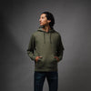 Versatile Military Green Performance Hoodie for Athletes