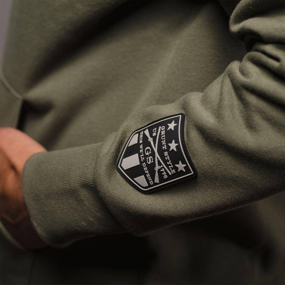 Military Green Performance Hoodie 