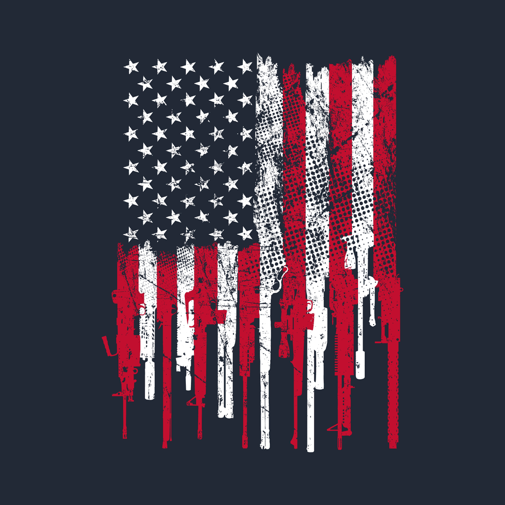 2A Stars and Stripes T-Shirt - Midnight Navy