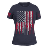 Gun Shirt - American Flag Shirt with Guns for Women