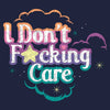 Women's I Don't F*cking Care V-Neck - Midnight Navy