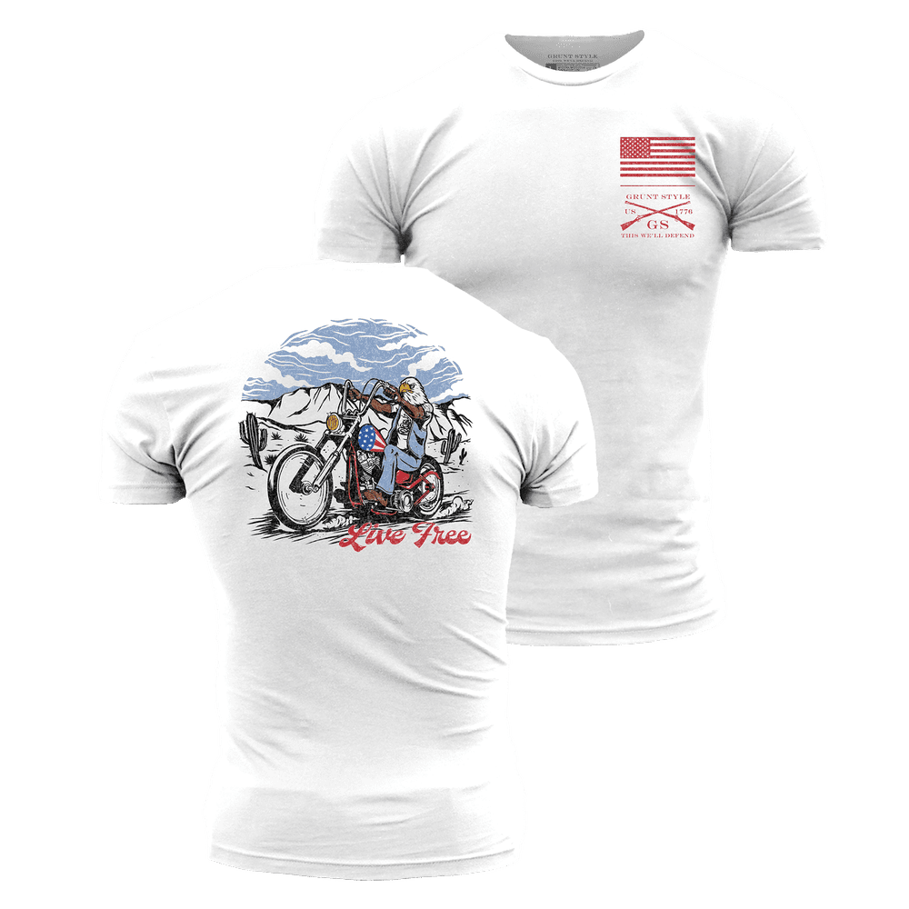 Motorcycle T-Shirts - Patriotic Shirts for Men 