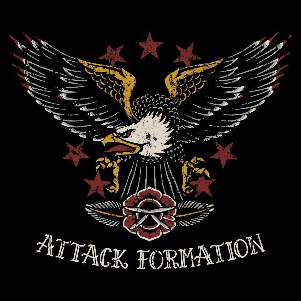 Attack Formation T-Shirt - Black