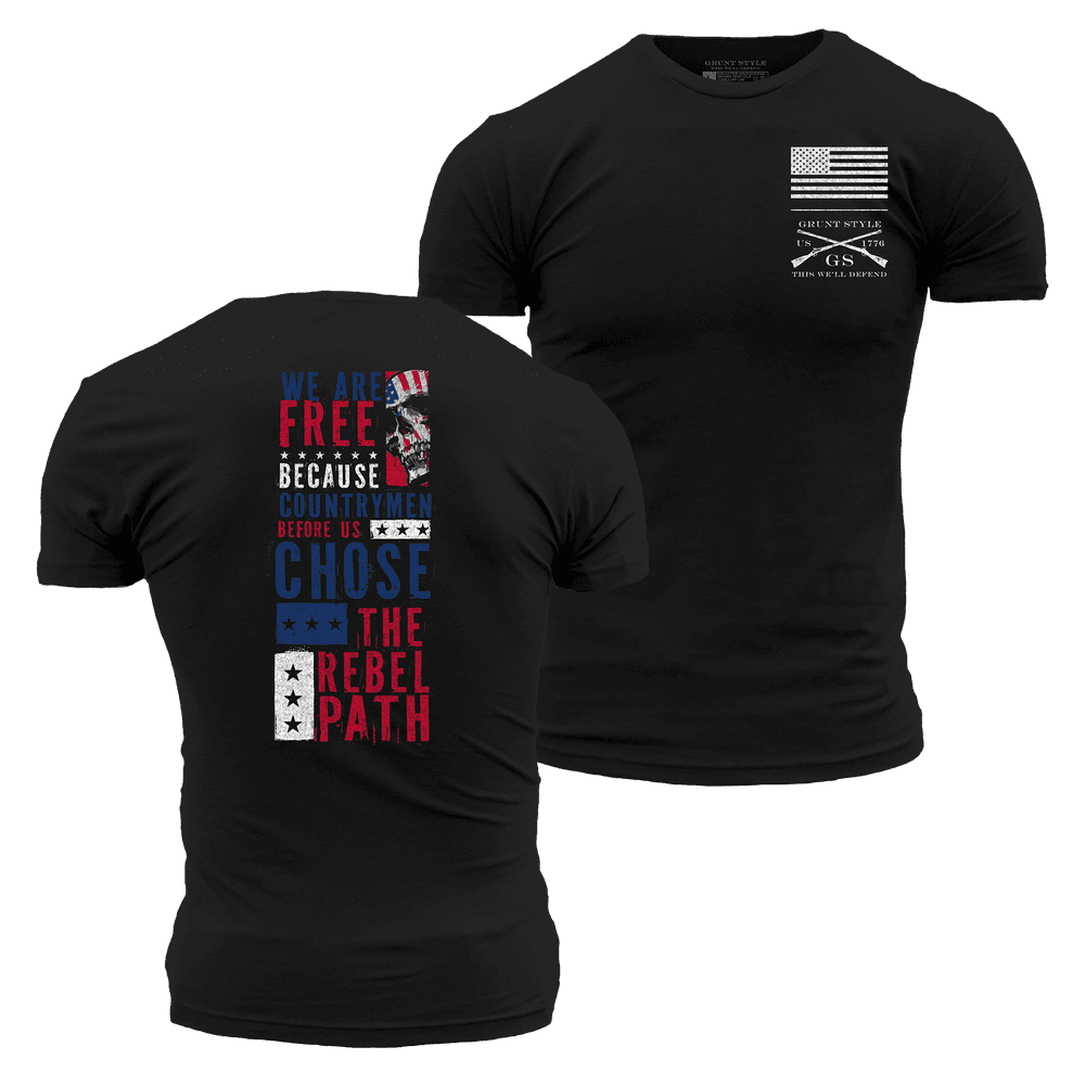 The Rebel Path Red White and Blue Shirt 