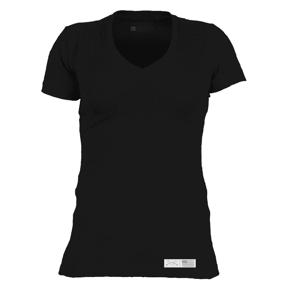 Basic Black V-Neck for Women 