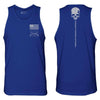 Blue Strength Through Suffering Men's Workout Tank Top 