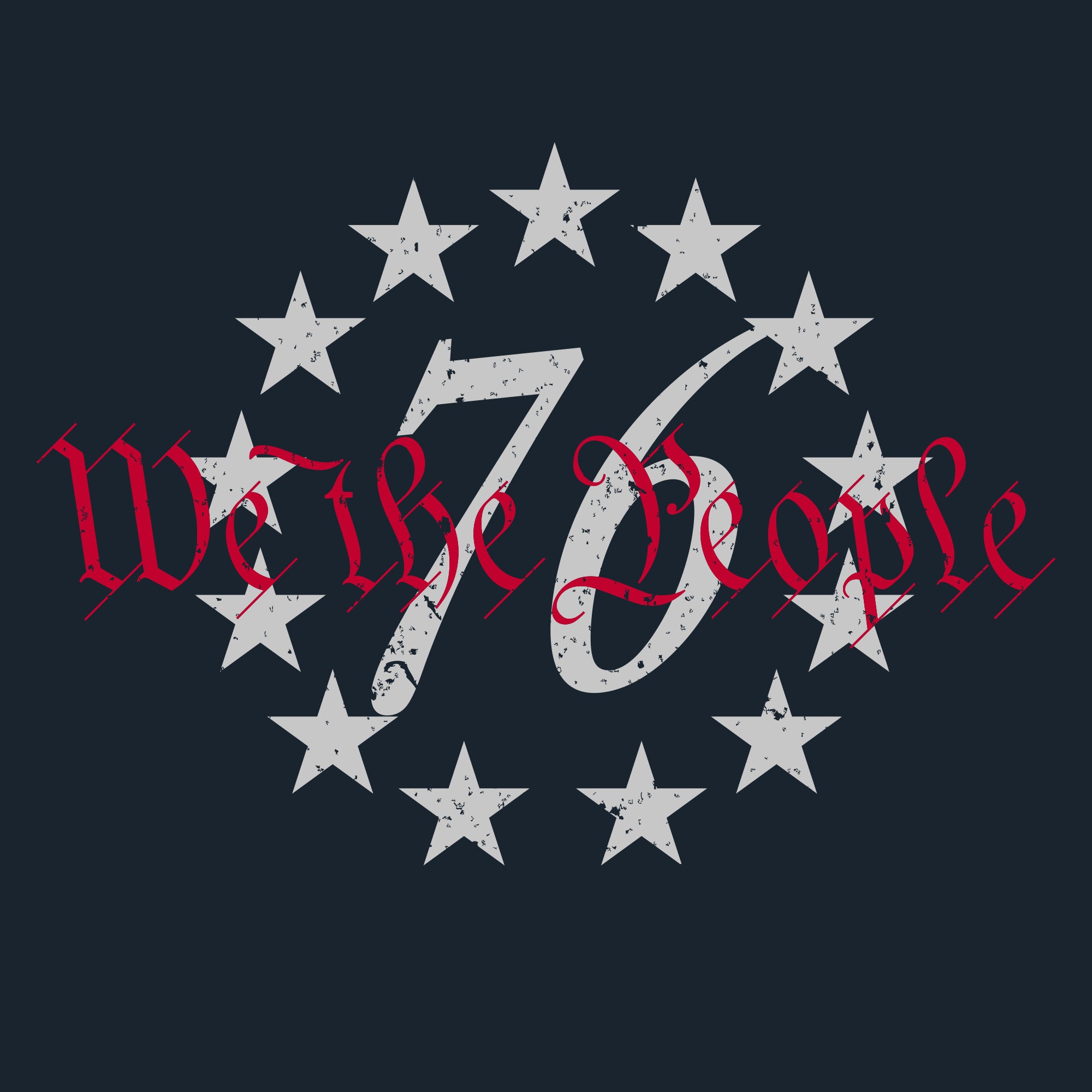 We The People Hoodie - Navy