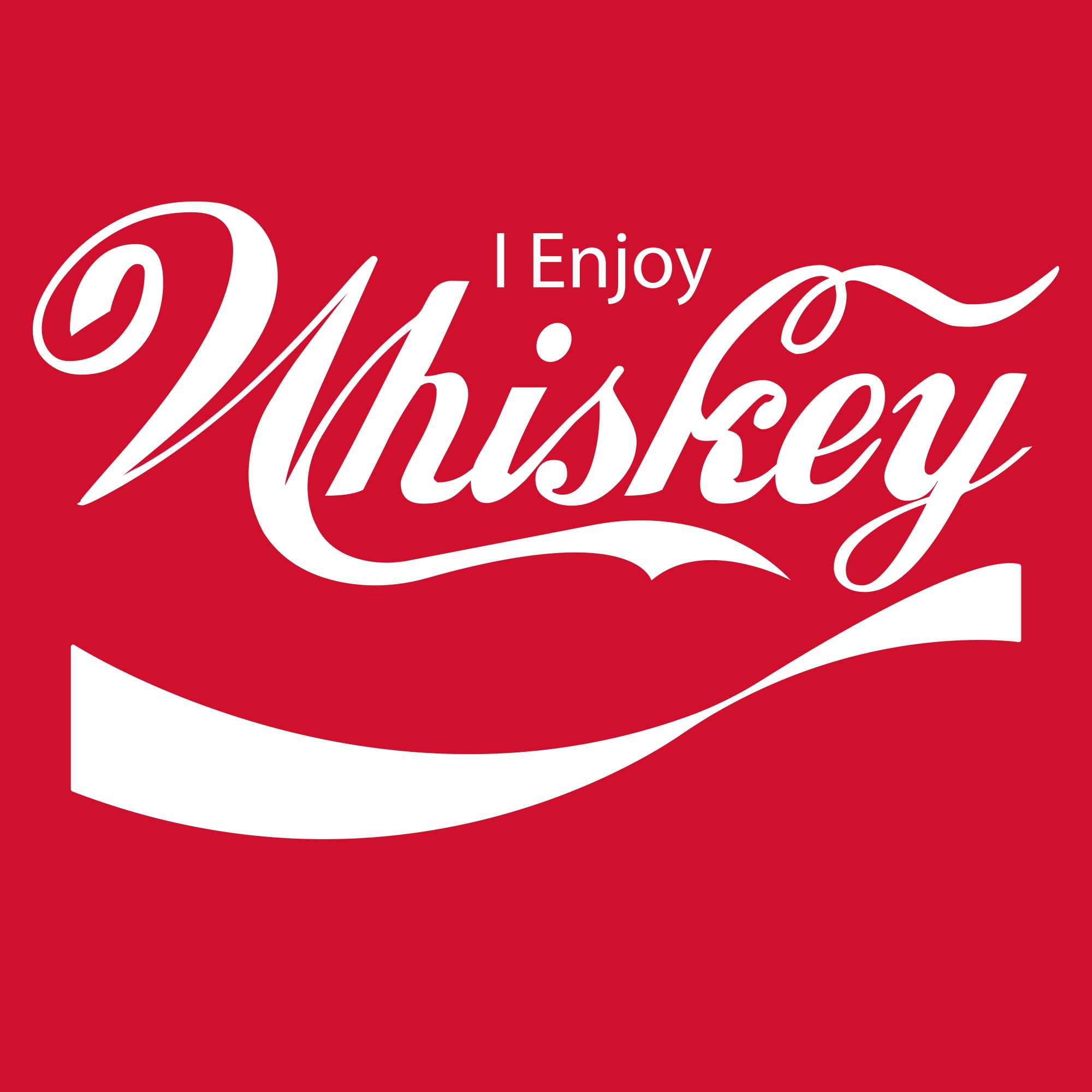 Enjoy Whiskey T-Shirt - Red