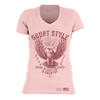 Women's Ethos Eagle V-Neck - Light Pink