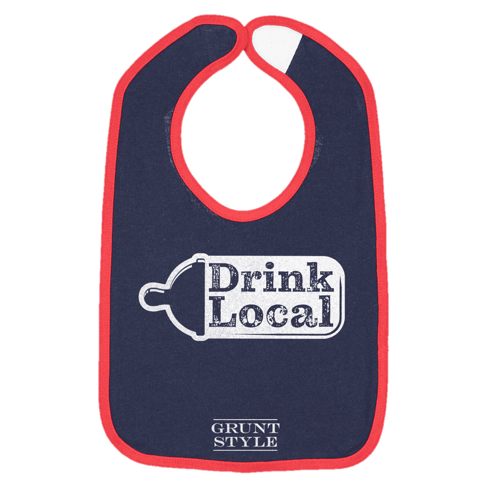 Drink Local Bib for Babies 