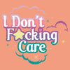 Women's I Don't F*cking Care Everyday Tank - Heather Sunset