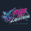 USAF - Ride The Lightning T-Shirt - Midnight Navy