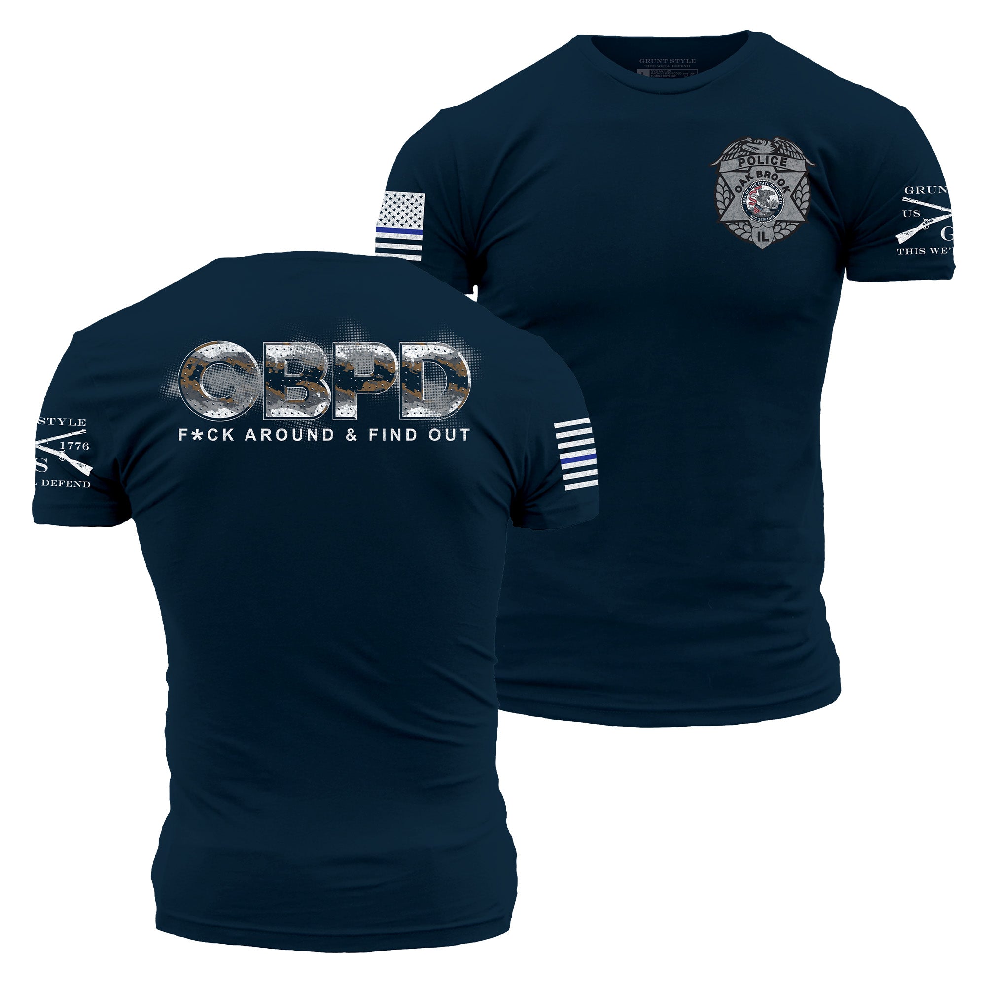 Oak Brook Police off-duty swag / Men's T-Shirt