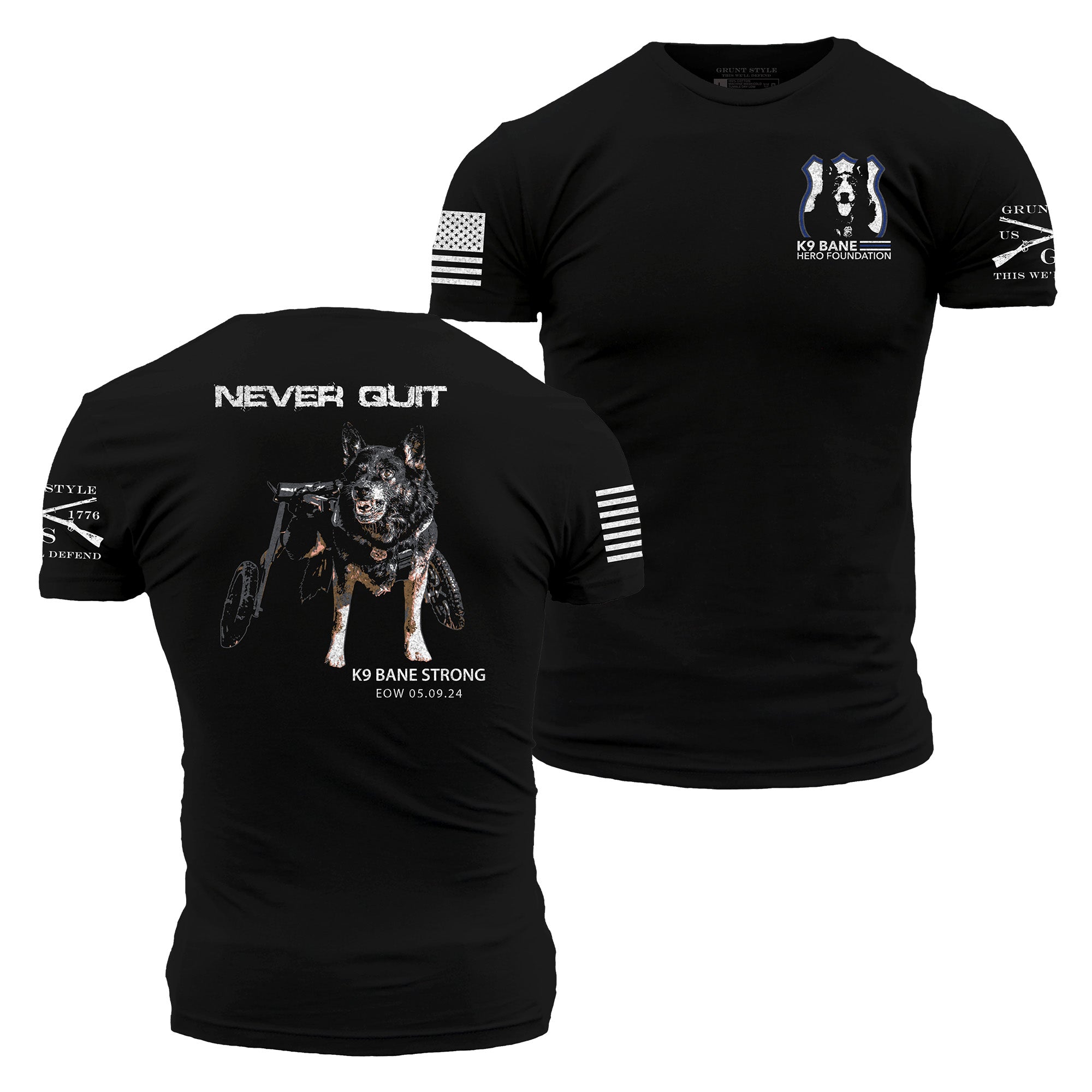 K9 Bane Never Quit / Men's T-Shirt