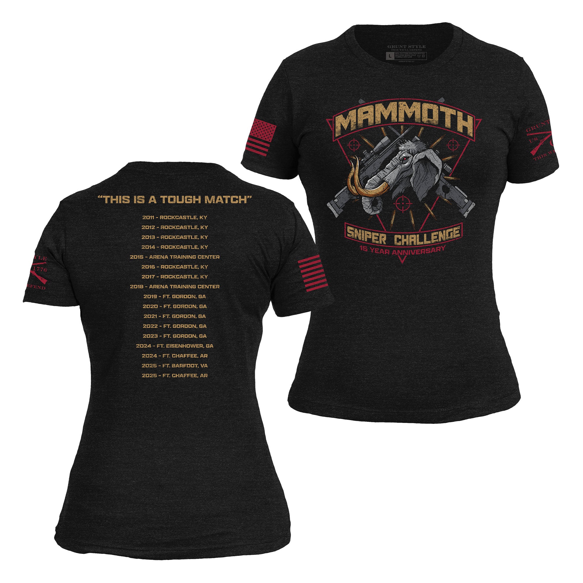 Mammoth Sniper Challenge 15 Year Anniversary / Ladies T-Shirt