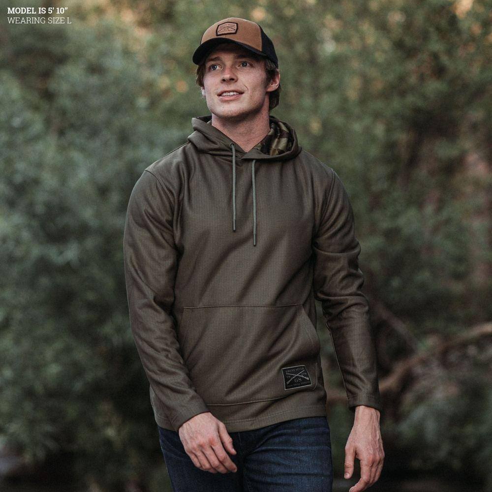 Waffle Top Hoodie for Men 