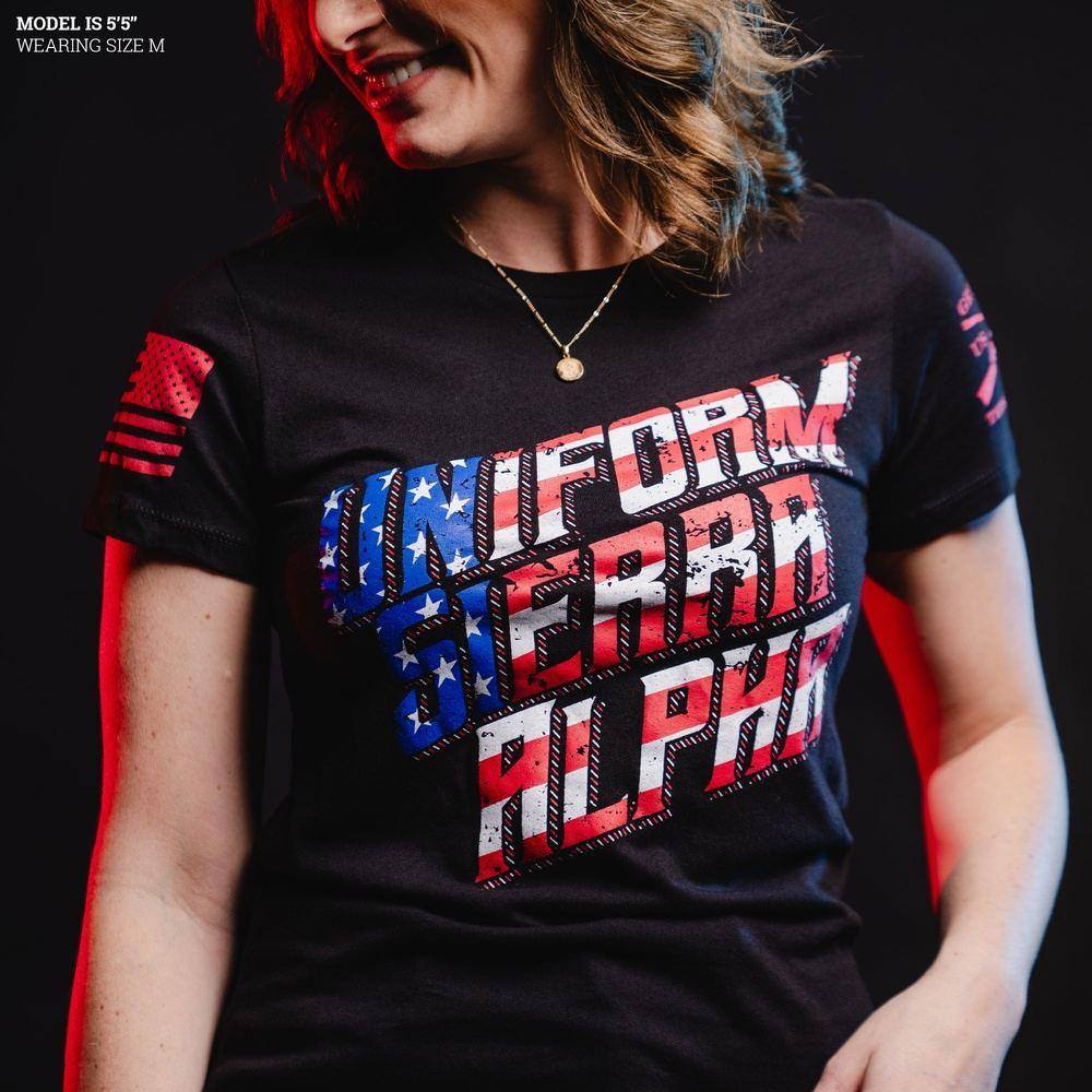 American Flag Shirts for Women 