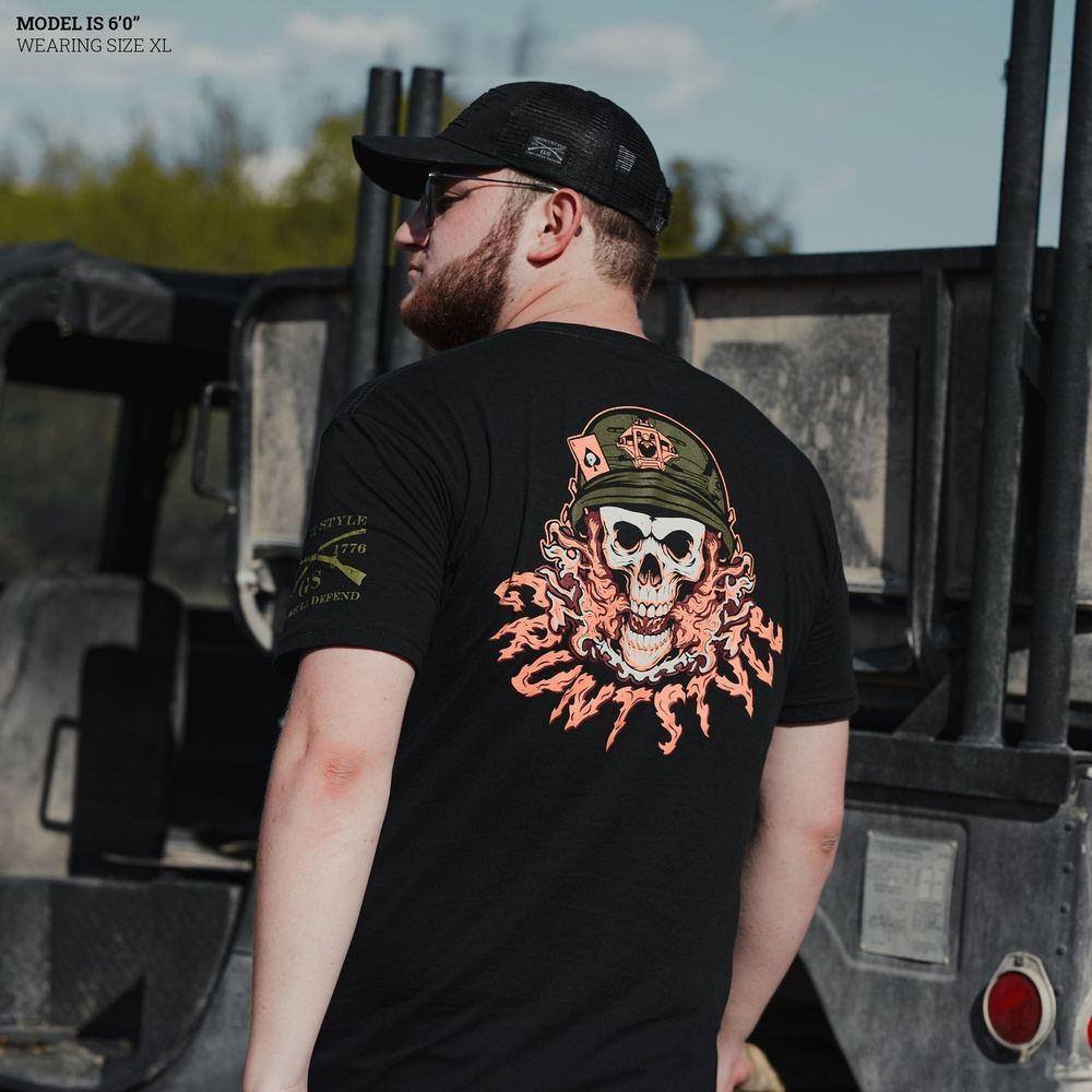 Skull Shirt - Patriotic T-Shirts 