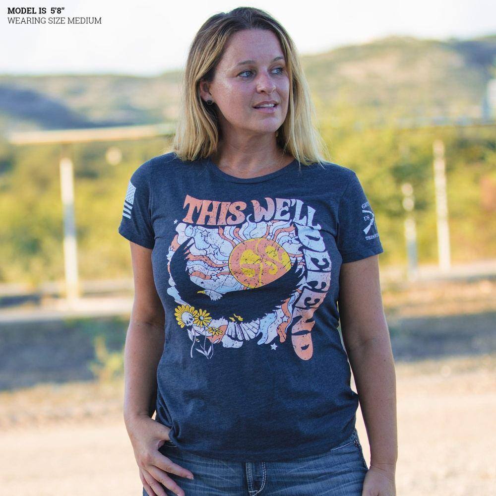 Bald Eagle Patriotic Shirt for Women