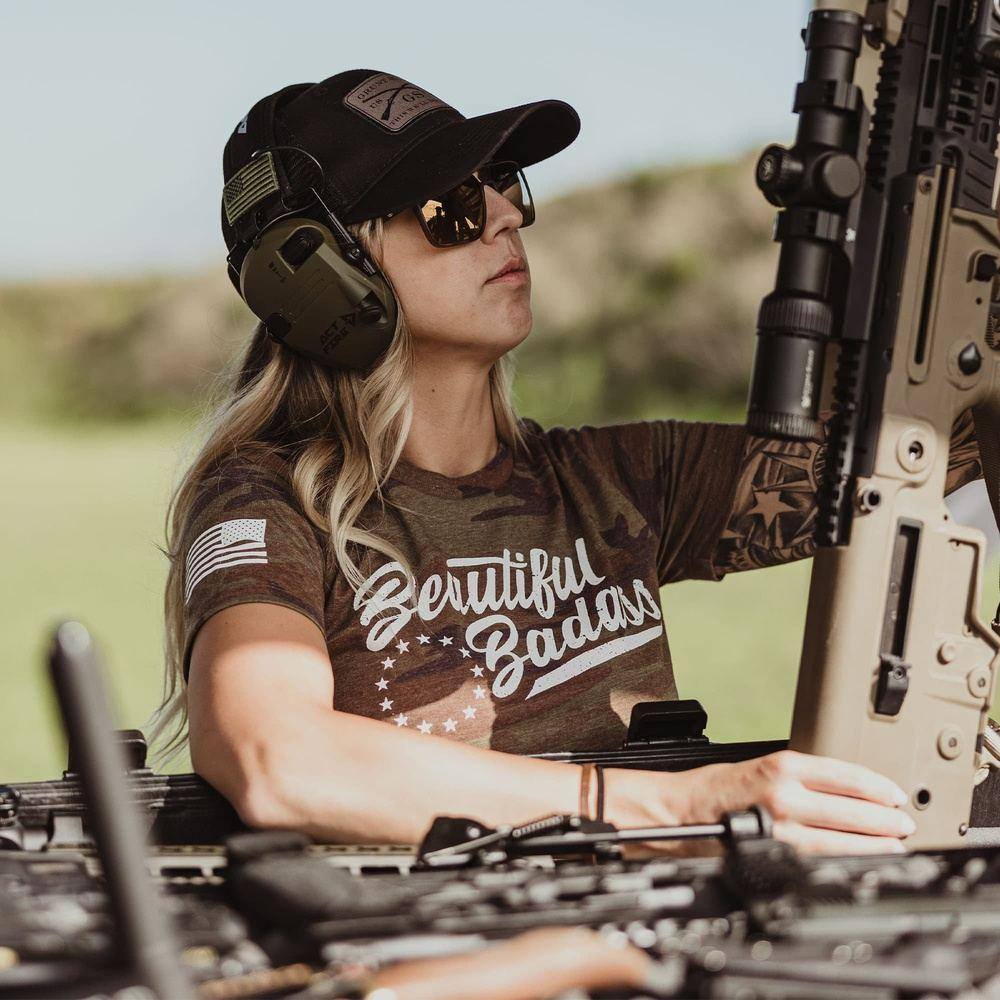 2nd Amendment - Camo  Shirts for Women 