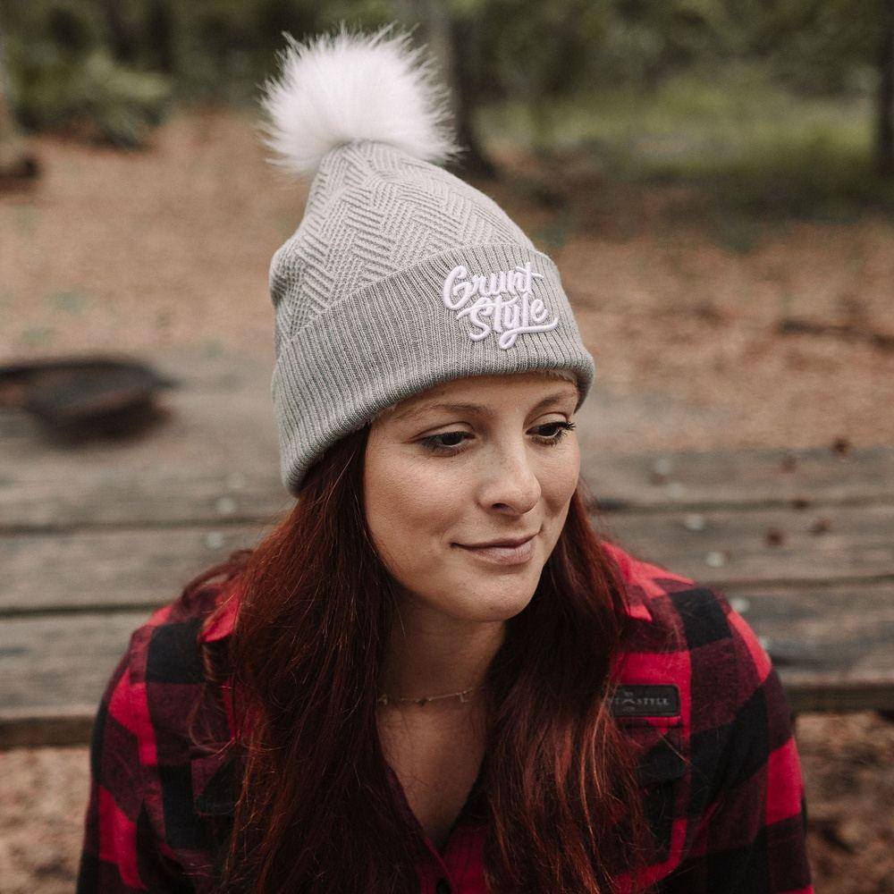 Fleece Lined Pom-Pom Beanie 