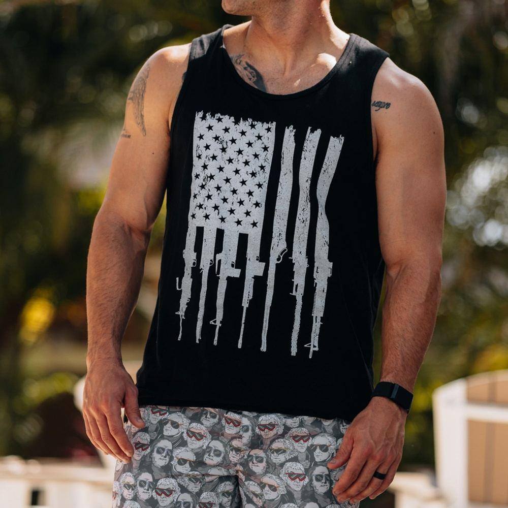 Men's Rifle Flag Tank | Grunt Style