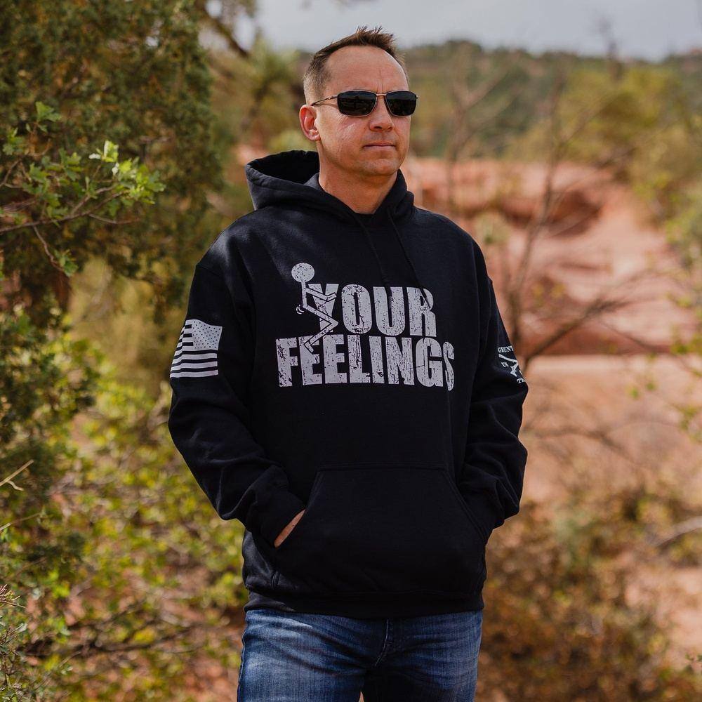 Men's Graphic Hoodie Fuck Your Feelings 