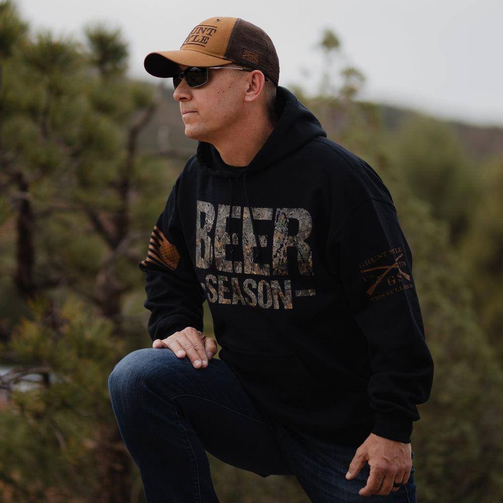 realtree Camo Beer Season Graphic Hoodie | Grunt Style 