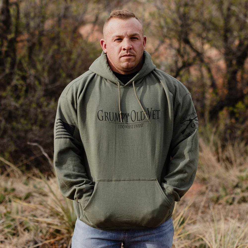 Badass Hoodies - Grumpy Old Vet 