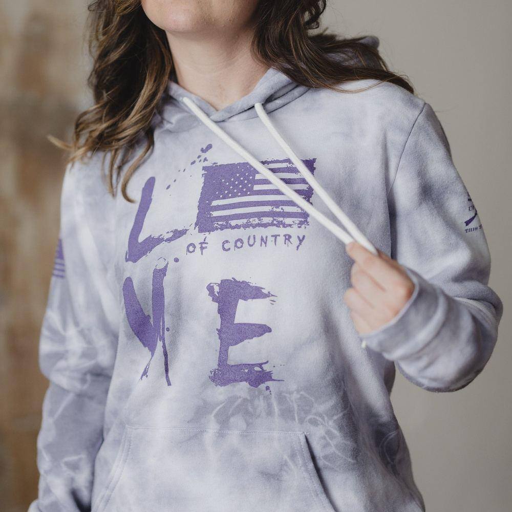 American Flag Women's Patriotic Hoodie 