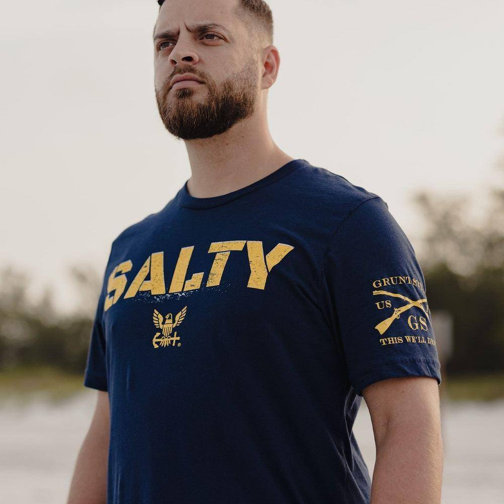 men's USN Salty Tee  | Grunt Style 