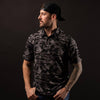 Black Camo Patriotic Polo Shirt