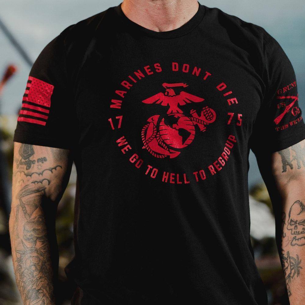 Men's tee USMC - Regroup Tee | Grunt Style 