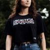 Beautiful Badass Crop Tee Shirt | Grunt Style 