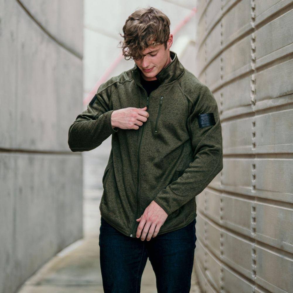 Men's Sweater Jacket | Green Jacket 