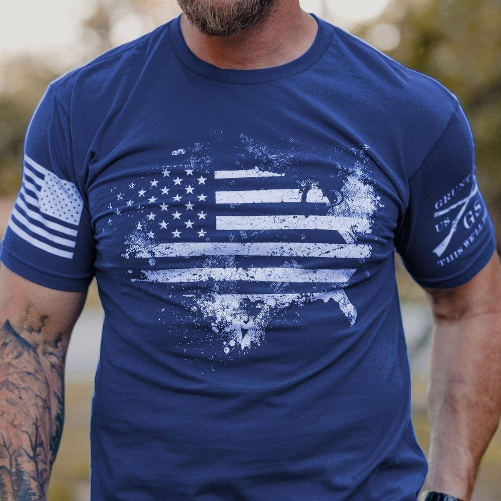 Men's Graphic TShirt American Acid | Grunt Style 