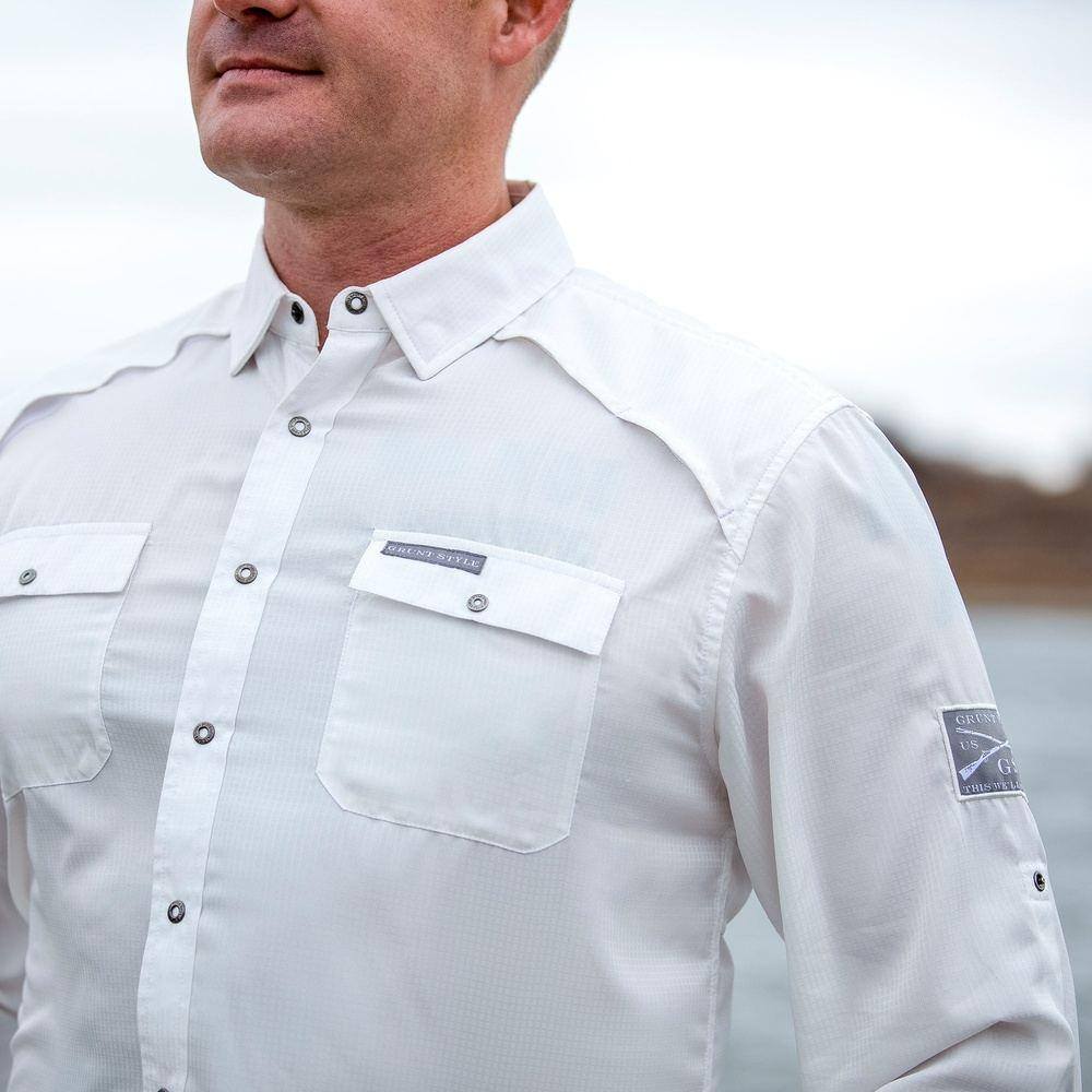 Long Sleeve Button Down Fishing Shirt | Grunt Style 